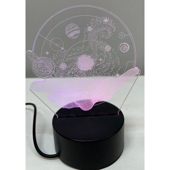 3D Galaxy Night Light Lamp With USB Power - Picture 2 of 7